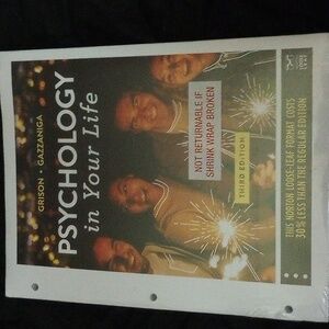 NEW Psychology in your life- third edition, new